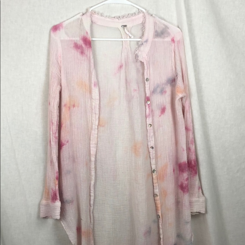 Free People Tie Due Cover Up